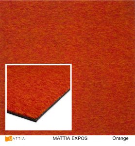 Textilplatta Mattia Expos Orange