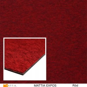 Textilplatta Mattia Expos Röd