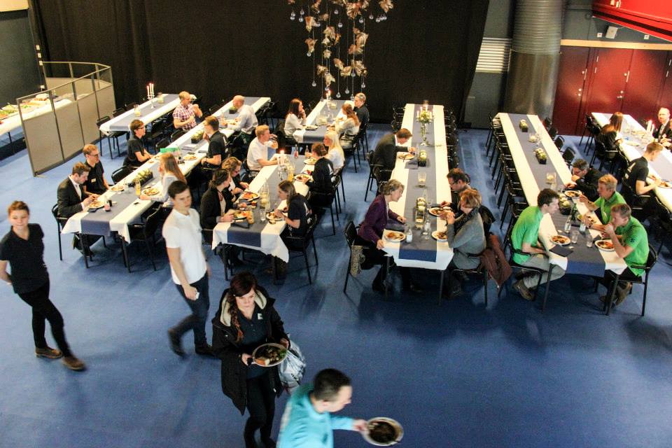 Mässmatta-hyra textilplattor