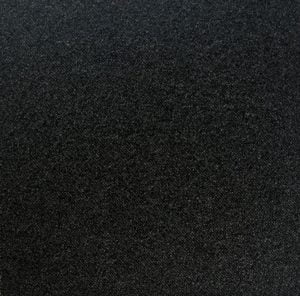 Svart textilmatta Melkea Grand