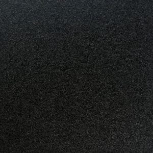 Svart textilmatta Melkea Grand